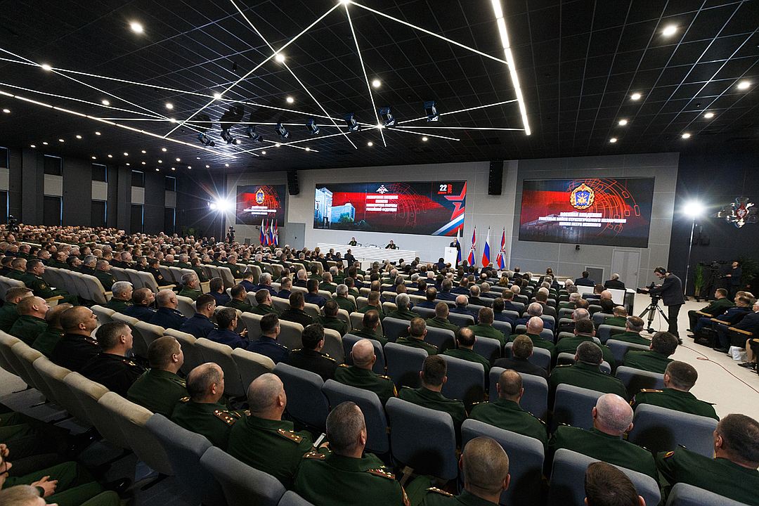 Заседание прошло в Военной академии Ракетных войск стратегического назначения имени Петра Великого ФОТО Вадим Савицкий, пресс-служба Министерства обороны 