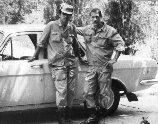 Июль 1979 ? двое из группы сопровождения посла ? слева бакинец Алик Оруджев, справа воронежец Борис Пономарёв